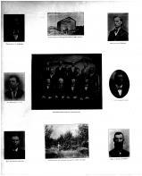 Russell, Myrons Old Log Cabin, Rowley, Montague, Thompson-Lewis, Gunderson, Nelson, Wight, Orchard Scene